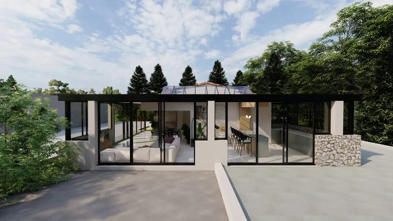 Réalisation de véranda aluminium sur mesure